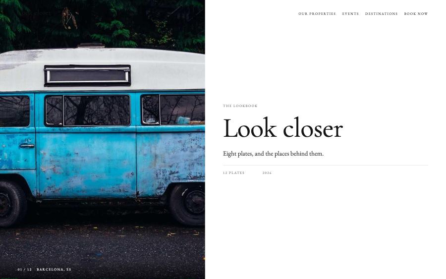 Lookbook, a running Evenue site
