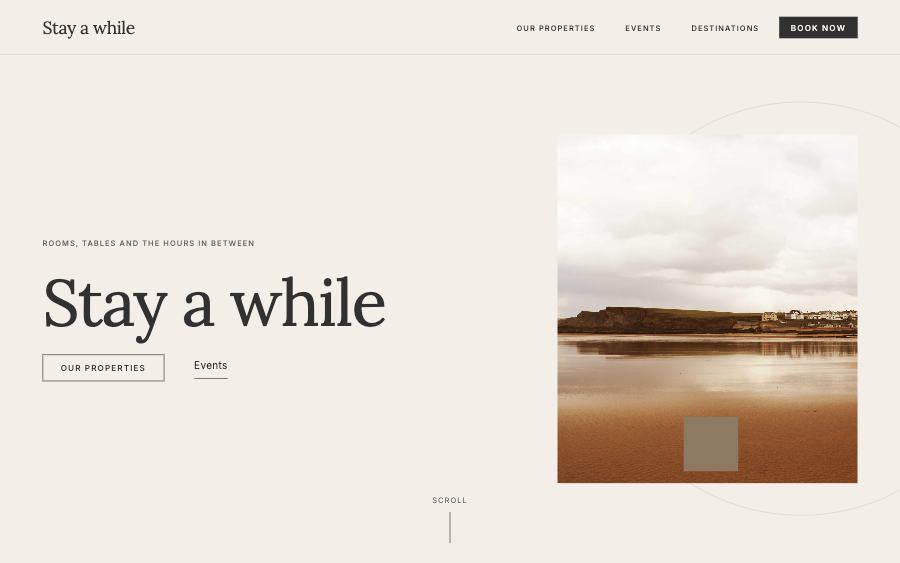 Luxury, a running Evenue site